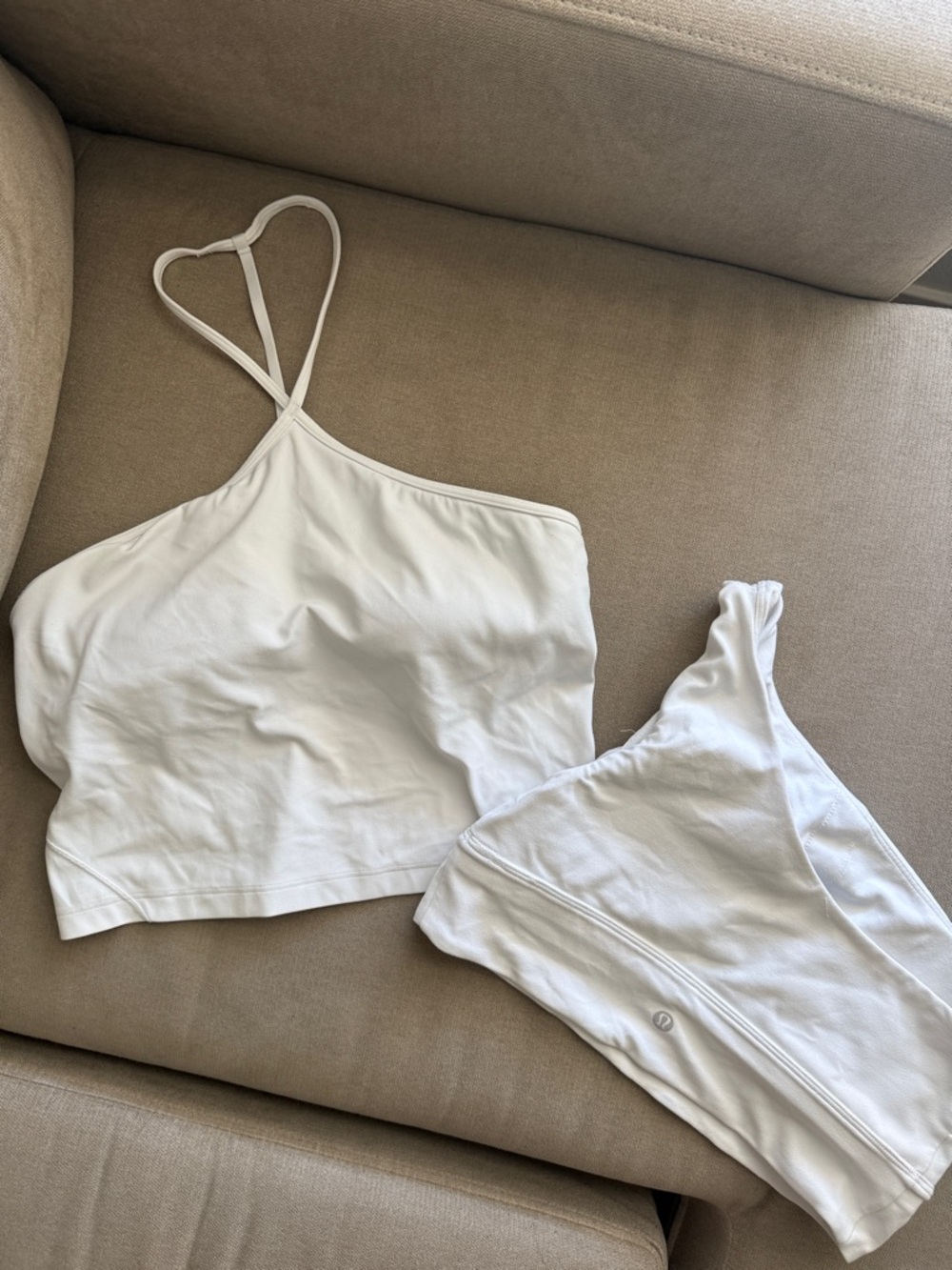 Lululemon White Sports Bras bundle